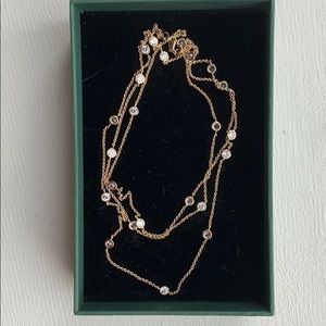 88” long tiffany style necklace